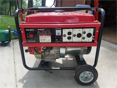 King Craft 6000 Watt Portable Generator PRICE REDUCED in Pekin